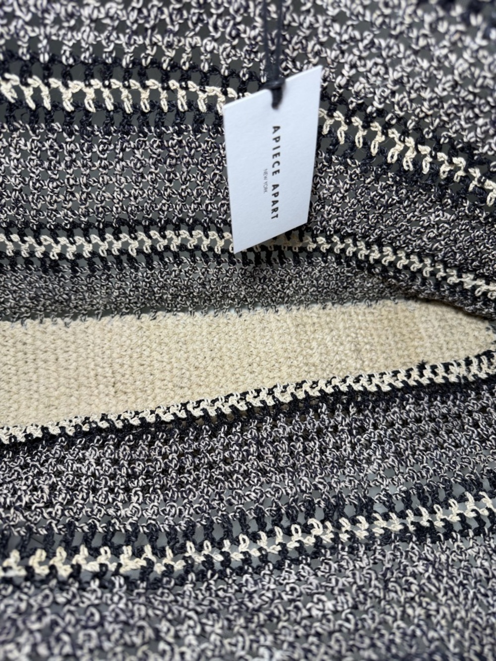 APIECE APART CHAMBIRA TOTE
Black Stripe - Picture 7 of 9